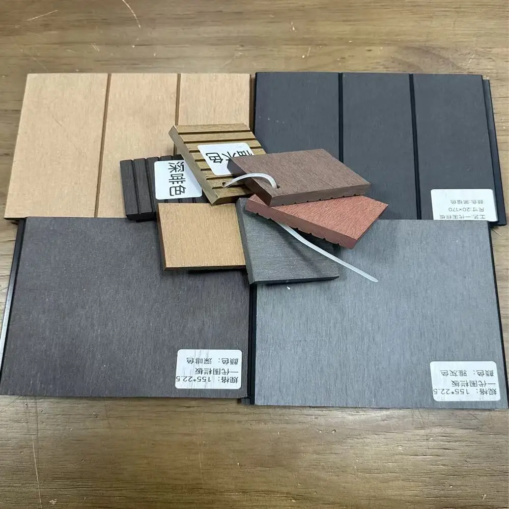 Garden  Custom  Panels Outdoor Garden Fencing WPC Fence Panels Outdoor Composite Privacy  Waterproof Wood Plastic