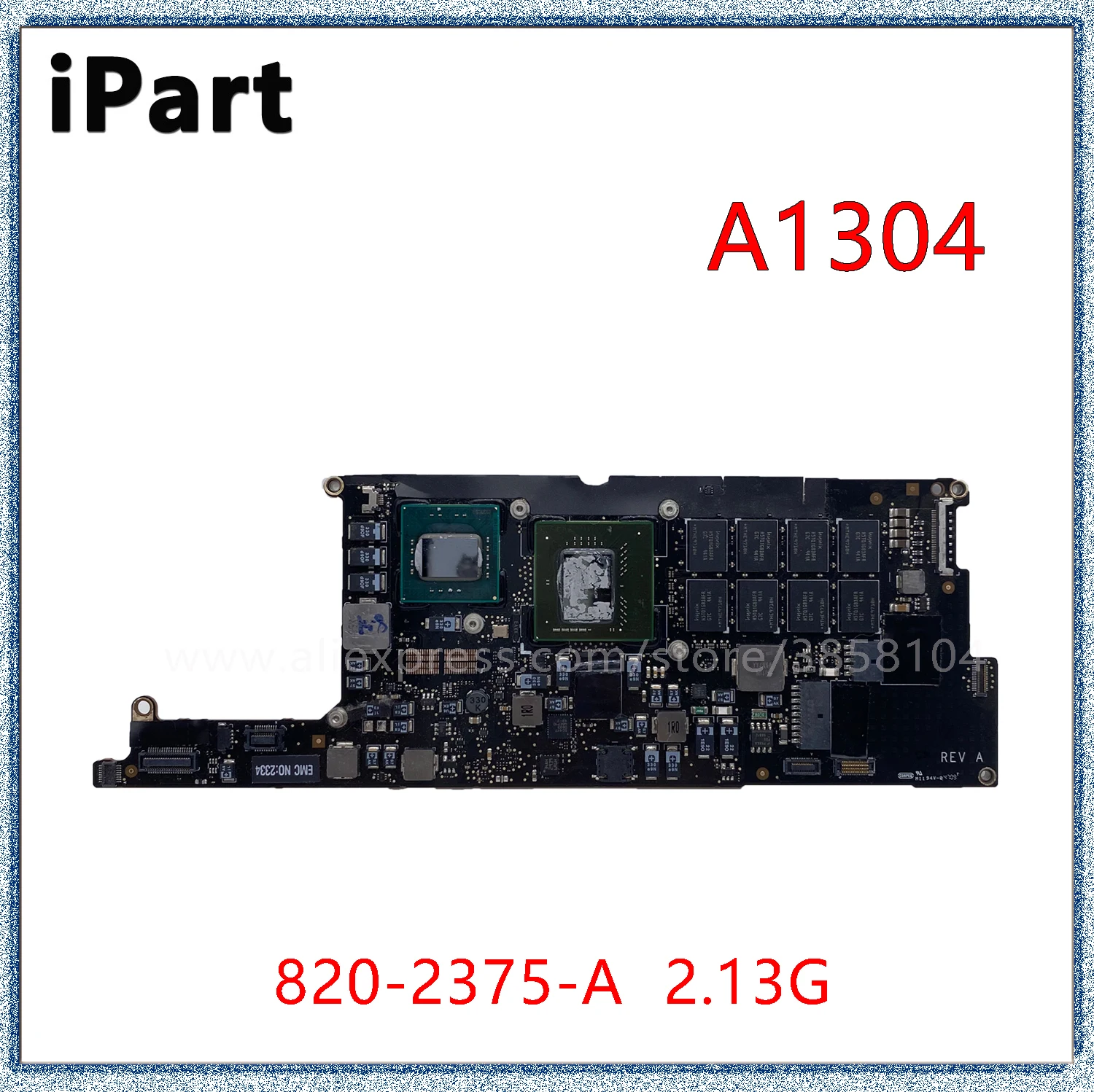 

For 2008 A1304 Logic Board Macbook Pro 13.3" Laptop Motherboard 820-2375-A 661-5198 2.13G SL940