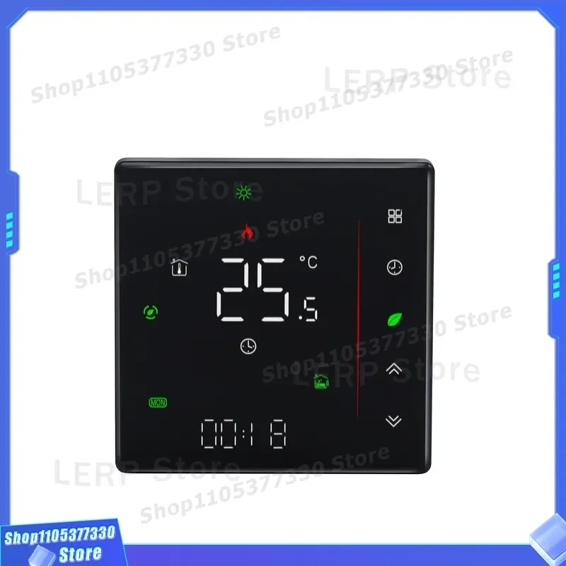 Tuya WiFi Smart Fan Coil Thermostat 2 Pipe 4 Pipe Central Air Conditioner Touch Screen HVAC Controller Energy Saving for