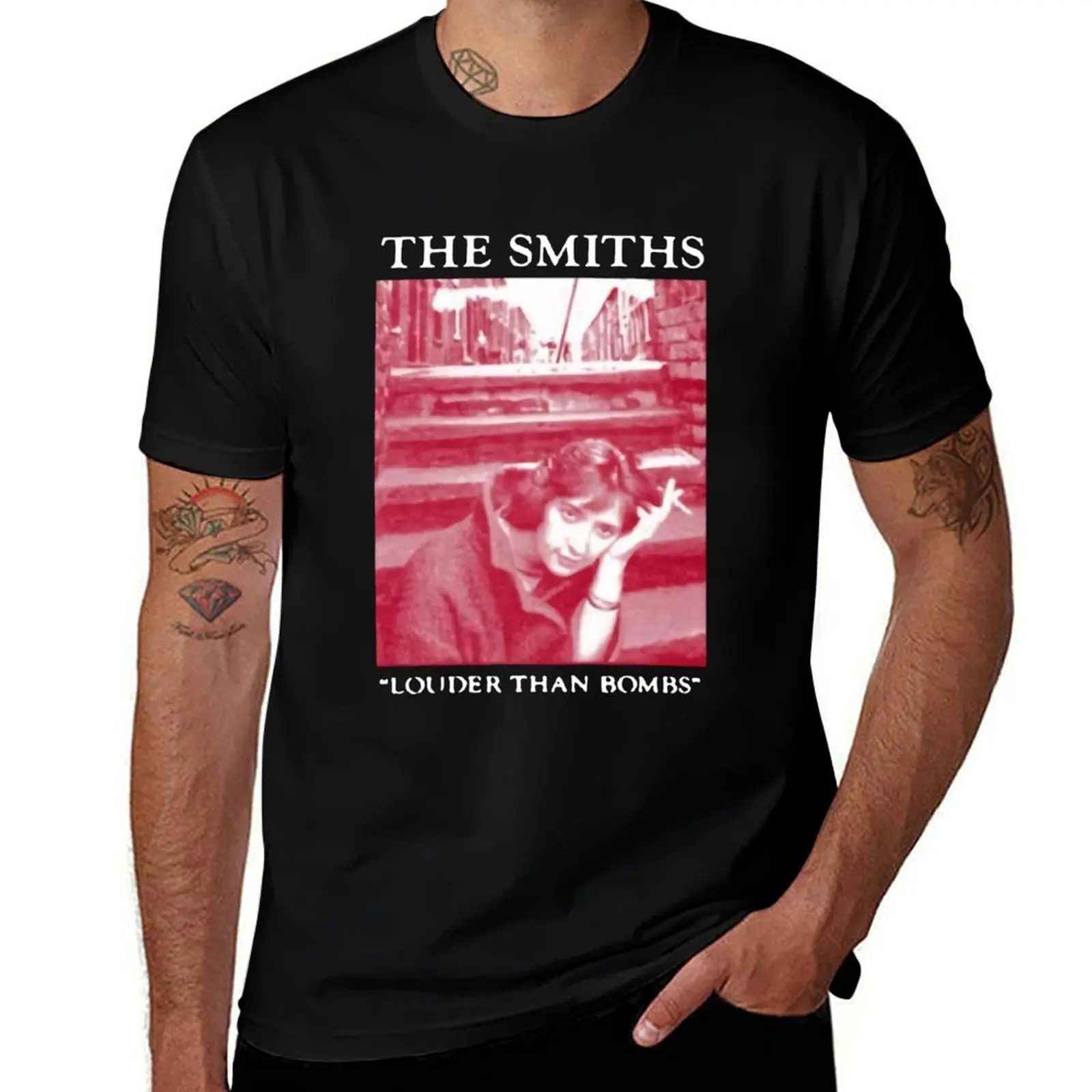 The Smiths Louder Than Bombs T-Shirt cotton t shirts high quality T-Shirt