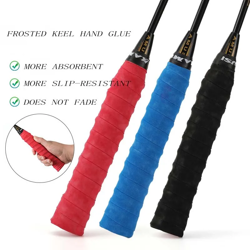 Non-Slip Scrub Keel Hand Glue Thickened Dry Badminton Sweat-Absorbing Belt Sport Fishing Rod Handle Tennis Racket Handle Strap