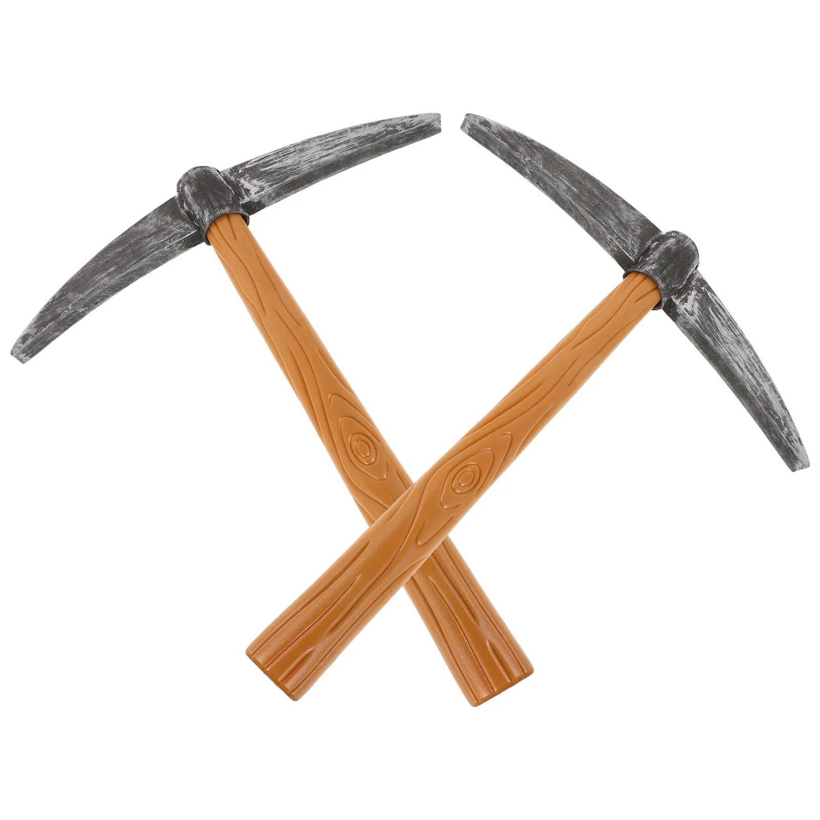 2개입 곡괭이 모형 장식 창의적인 사진 소품 공연 무대 파티 용품 사진 촬영 액세서리 의상 소품