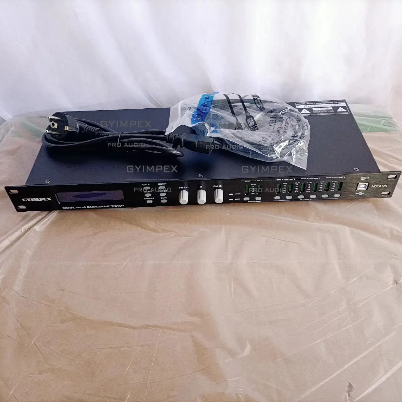 Professional Stage Equipment 2 Input 6 Output Dsp Digital Audio Processor