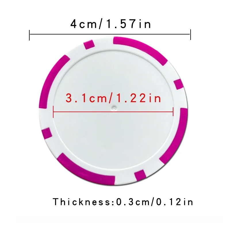 1 قطعة قبعة الجولف كليب علامات أداة كرة جولف علامة موقف رقاقة فارغة 7 اللون مقاومة للاهتراء ومقاومة للسقوط إكسسوارات الغولف #4
