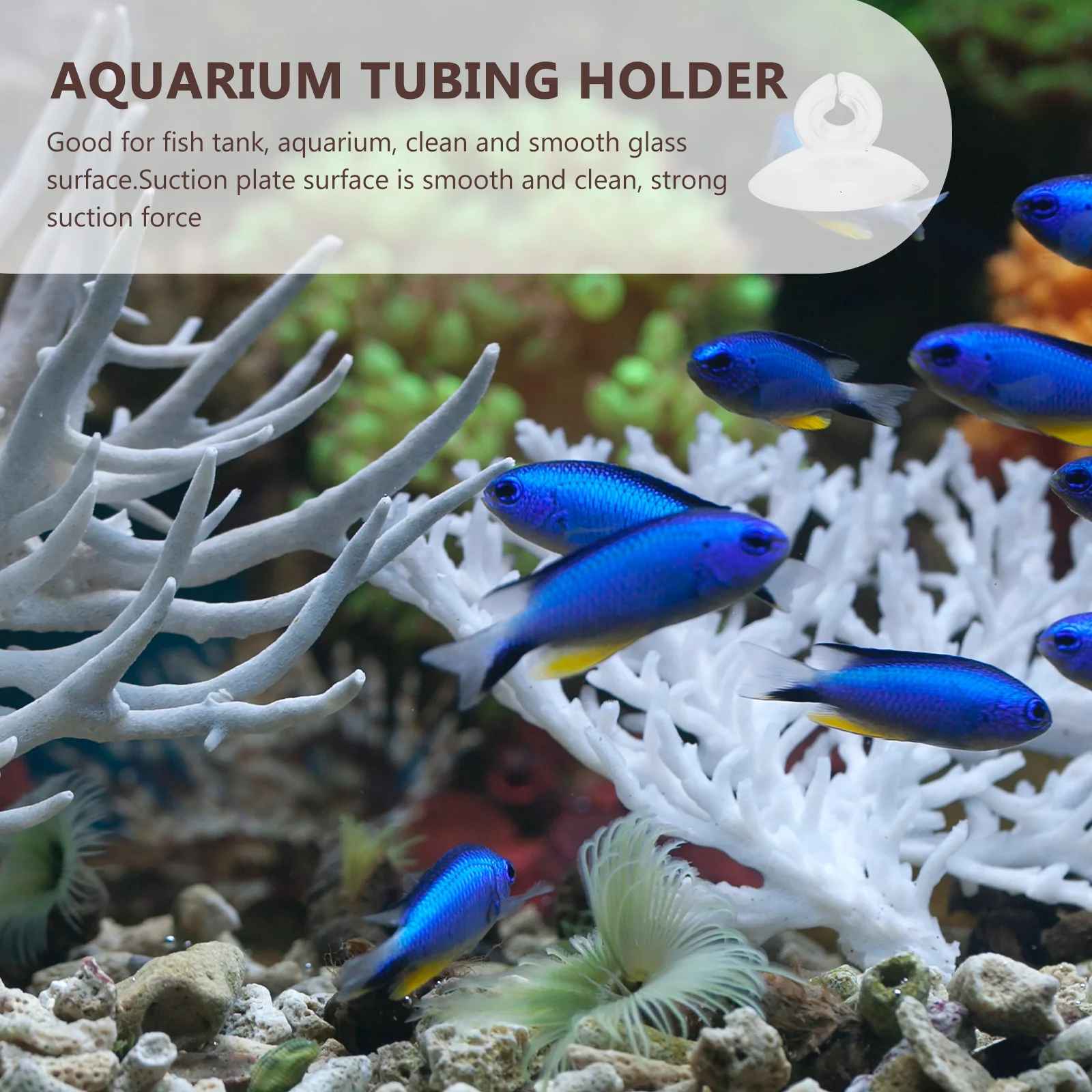

25Pcs Clear Silicone Suction Cup with Release Clip for Aquarium Tubing Holder Fixing Airline Hose Fish Tank Accessories