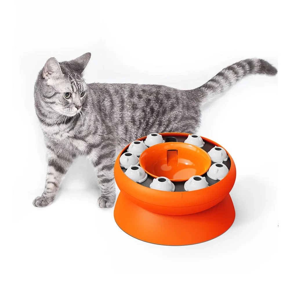 

High Quality PP Cat Food Bowls Train Intelligence and Control Diets Effective for Weight Loss of Obese Kittens Durable