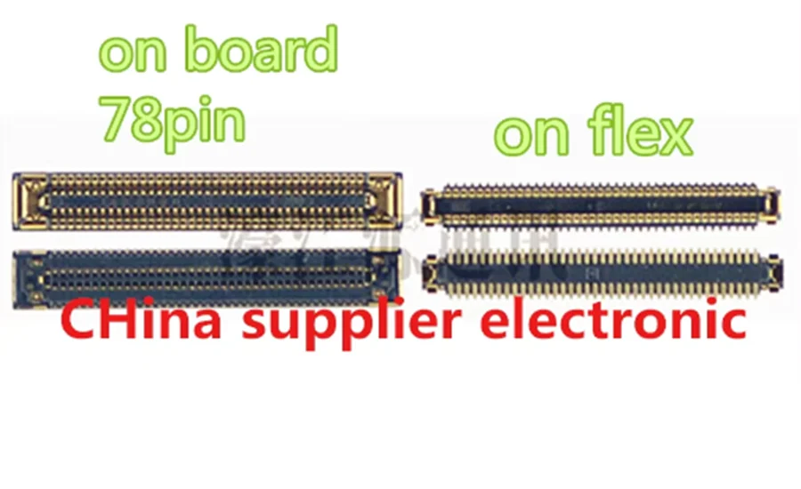 For Samsung A12 A32 A52 A53 A72 Display Seat Main Board Cable 78pins Connector on Board Flex Inline Note20 10+ signal holder