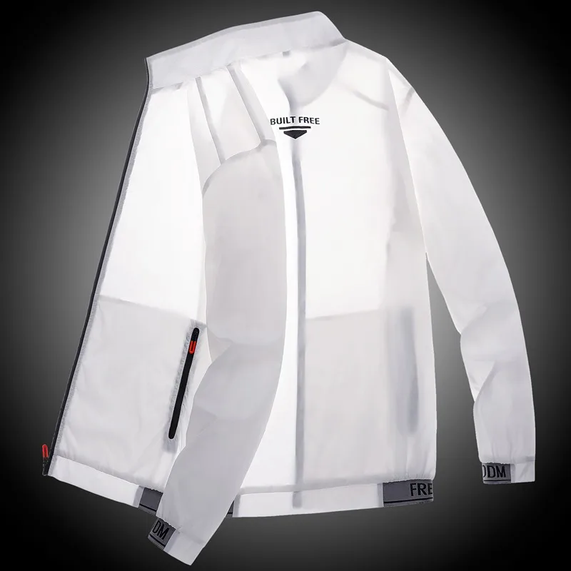 Men's Summer Outdoor Sports Running UV Protective Jacket Comfortable Fashionable Trendy Lightweight Breathable Sunscreen Clothes