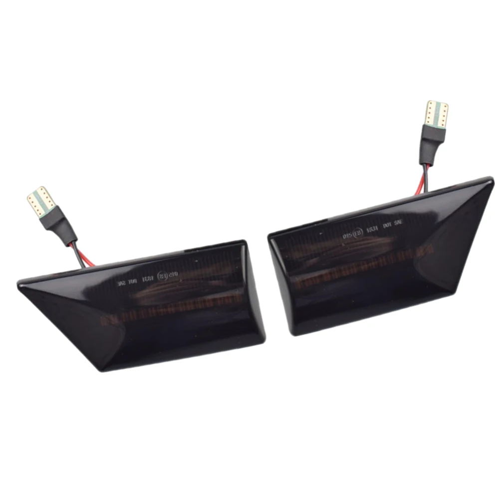 لأوبل فيكترا C 2002-2008 سيجنوم 2003-2008 2 قطعة سيارة الجانب ماركر LED متتابعة بدوره مصباح إشارة العنبر ضوء اكسسوارات السيارات #5