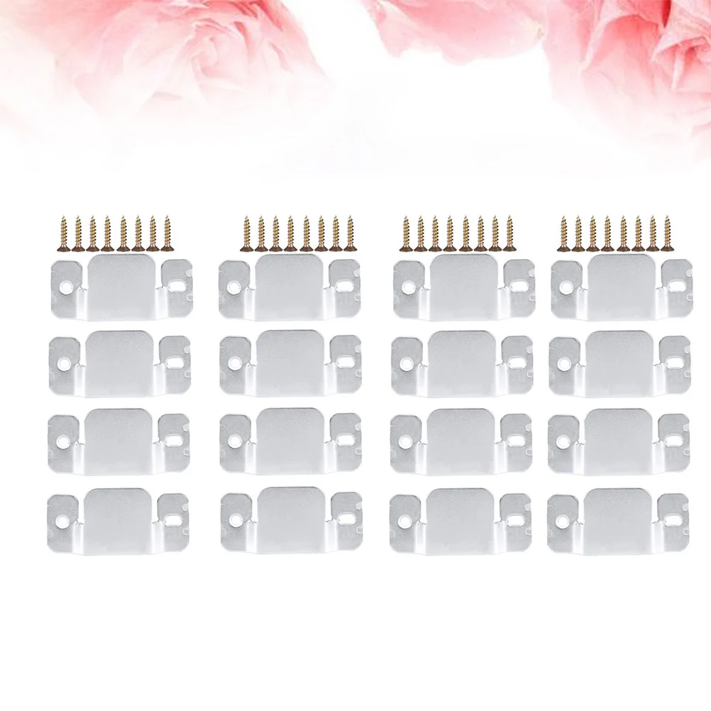 

16Pcs Sofa Interlock Metal Heavy Duty Connector for Wood Frame Fixing Furniture Joint Bracket Fastener Hardware