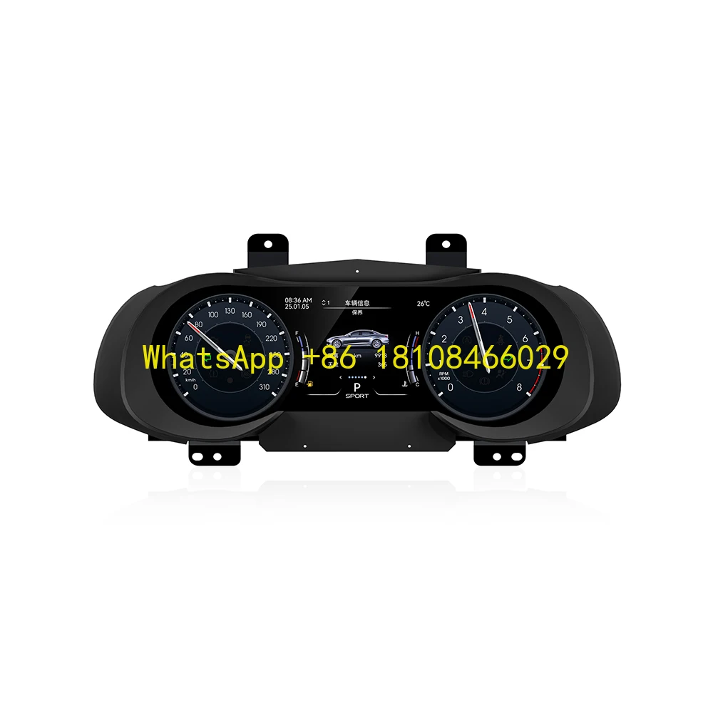 

Приборная панель ЖК-дисплея для Maserati Quattroporte 2013-2023, ЖК-панель приборов, ЖК-дисплей одометра, виртуальная цифровая кластерная кабина