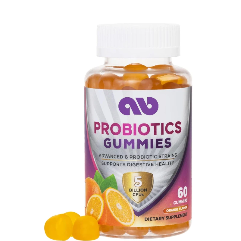 Probiotic gummies -5 billion colony units promote digestion and intestinal health -60 gummies