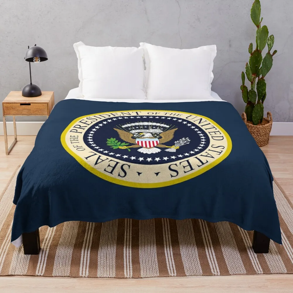 

Seal of the President of the United States,presidential pardons,presidential seal flag,Us presidential seal Throw Blanket