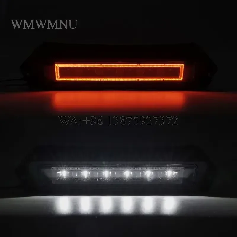 Wmwmnu for Yongjin LED Light Bar Chase Rear Red for Polaris RZR 1000XP
