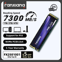 Fanxiang S880 M.2 SSD 1TB 2TB 4TB 7300MB/s PCIe4.0x4 M.2 NVMe SSD Drive 2280 Size Internal Solid State Drive For PS5 Laptop PC