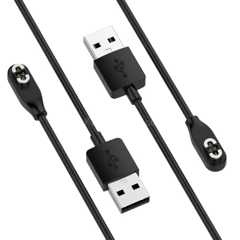 USB Quick Charging Cable Cord with Attachment Secure Connection Portable Suitable for SHOKZ OpenSwim S710 Headphone