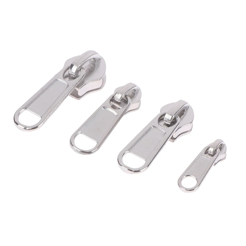 5/8Pcs 4 Sizes Universal Instant Fix Zipper Repair Replacement Slider Zippers For Sewing Clothes Bag Luggage Fix Repair