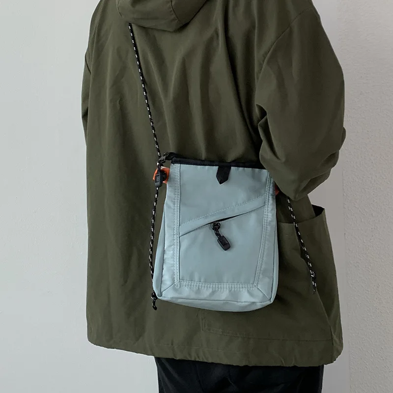 

Маленькая сумка через плечо для мужчин и женщин, высококачественная студенческая квадратная сумка, мини-новая сумка-мессенджер для мобильного телефона, спортивная велосипедная сумка