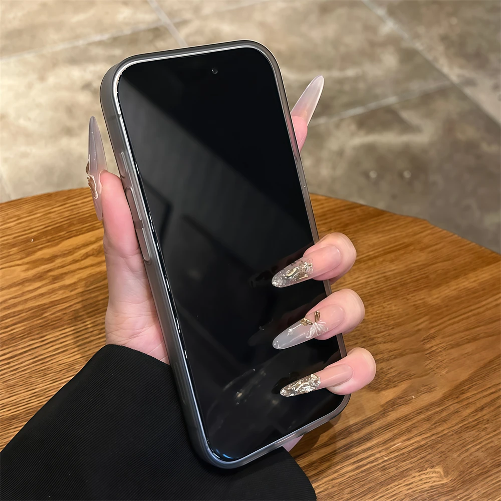 حافظة مغناطيسية غير لامعة بلون الحلوى لهاتف Magsafe لهاتف iPhone 17 Air 16 15 Plus 14 13 Pro Max غطاء شفاف رفيع للصدمات