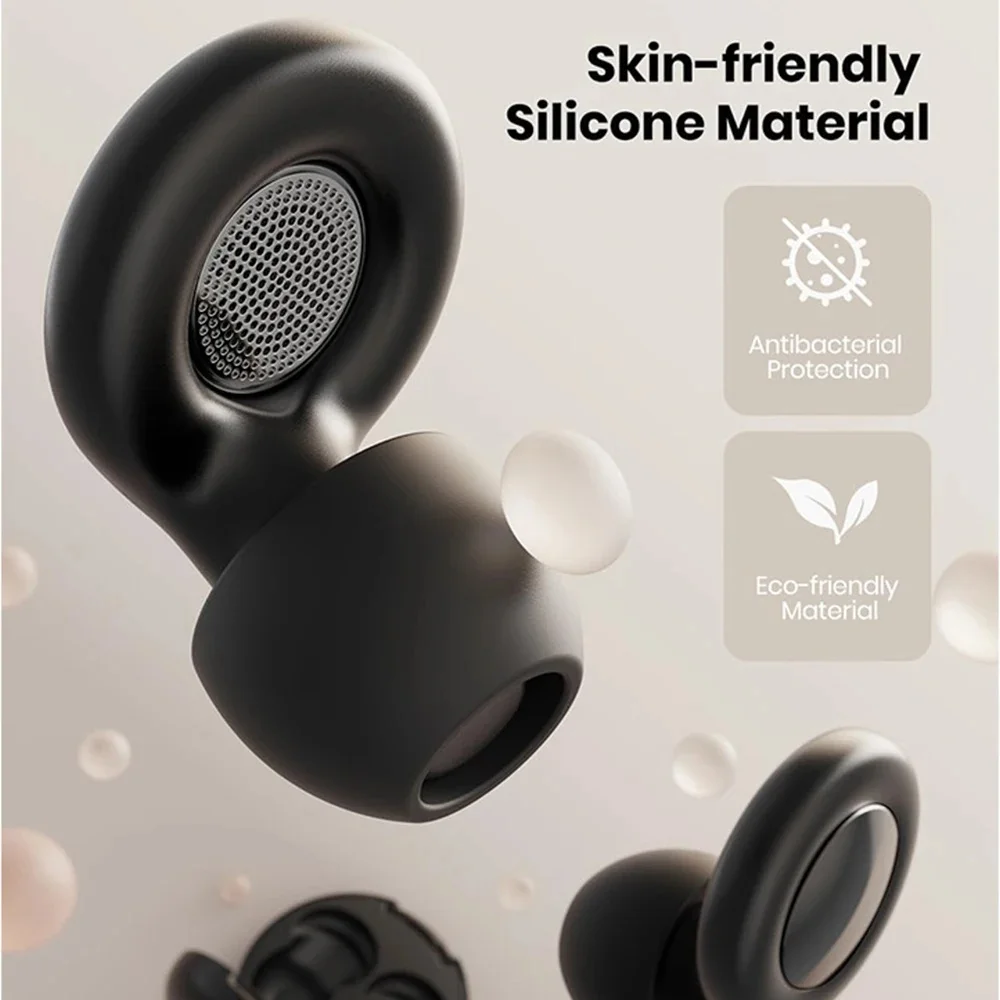 Comfort Silicone Noise Cancelling Earbuds Reusable Noise Reduction Ear Plugs for Light Sleepers Students Travelers Enjoy Quiet view 6