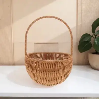 Mini panier pour pâques, organisateur de stockage de bonbons, décoration de fête, panier de rangement de fête, accessoire de photographie de maternelle