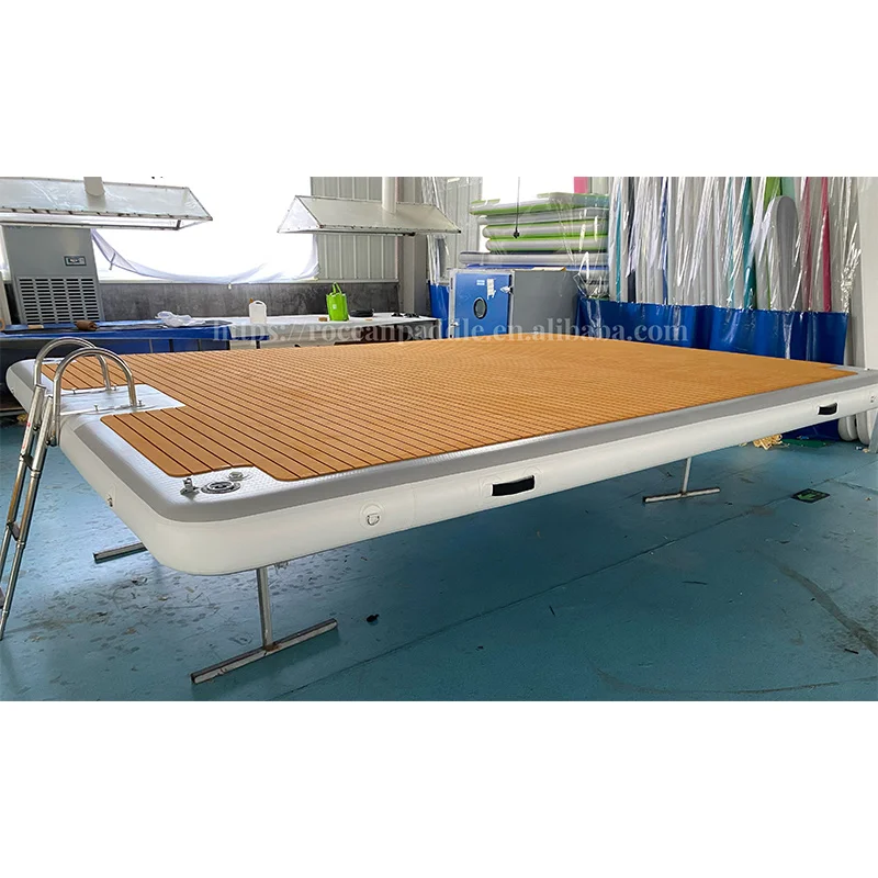 Inflatable Floating Yacht Boat Dock (With Non-slip Mat) Luxury Platform Dock Floating Yacht Mat view 6
