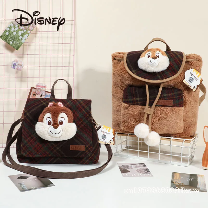 Disney original nova mochila feminina moda de alta qualidade bolsa feminina dos desenhos animados versátil grande capacidade saco de armazenamento para meninas