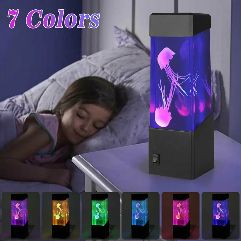 

Lamp Aquarium Led Multicolor Lighting Mood Night Light Bedside Lamps Room Decoration Led Room Lights