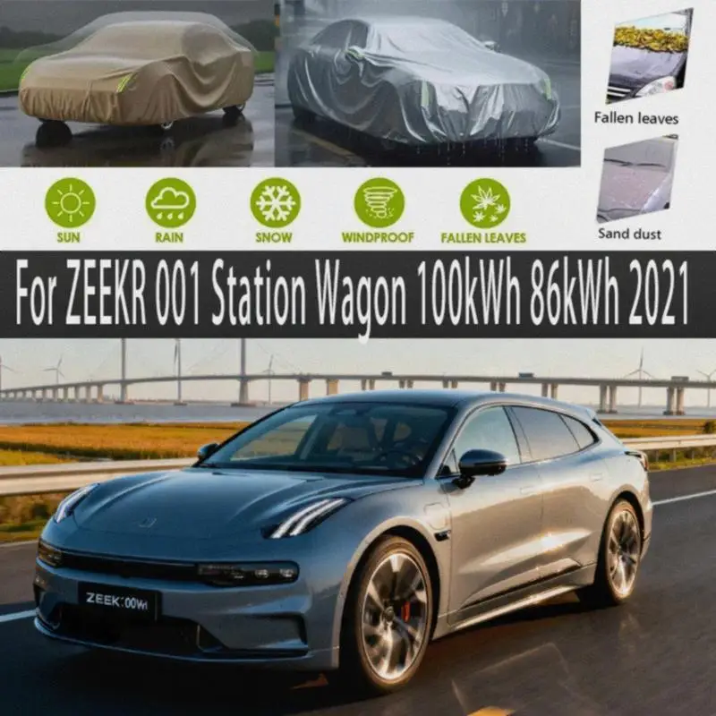 

For ZEEKR 001 2023 Outdoor Protection Snow Cover Sunshade Waterproof Dustproof for ZEEKR 001 2023 Car Covers