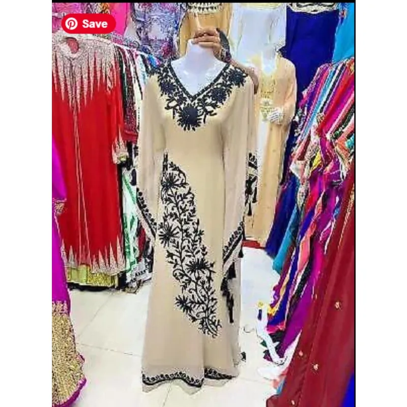 

Sale New Moroccan Dubai Kaftans Farasha Abaya Caftan Long Gown for Women Dresses