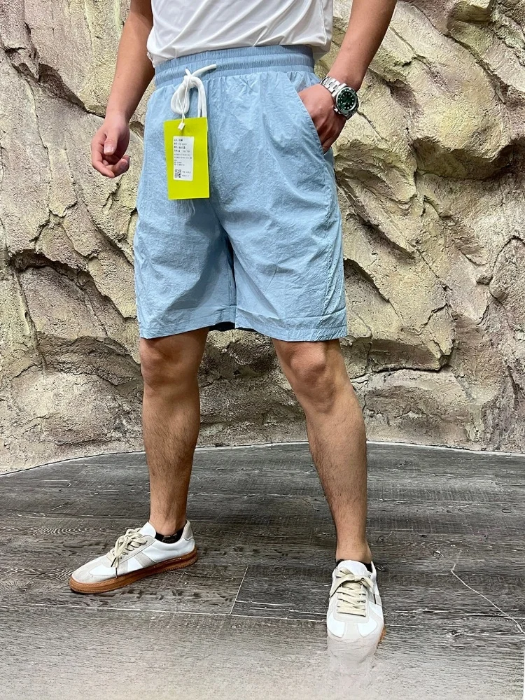 

Quick Dry Breathable Laser Drilled Laser Perforated Summer New Men's Shorts Nylon Fabric Standard Fit Male Female Short Pants