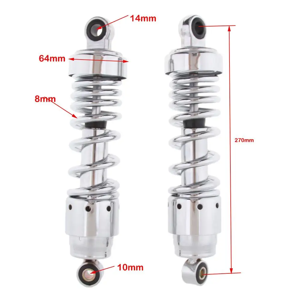 Left Right Rear  Motorcycle Shock Absorbers for  GN250 0 Bobber SR 27CM