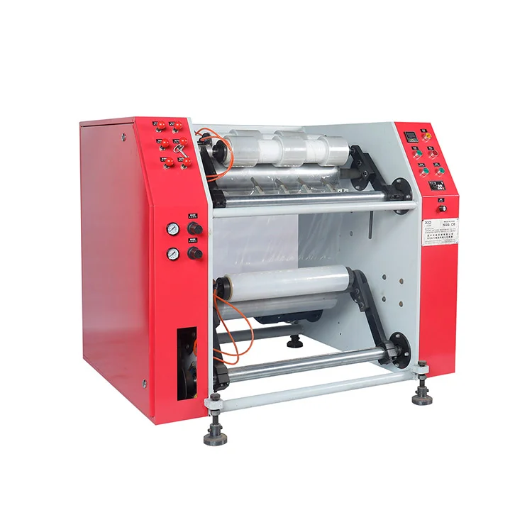 

User Friendly 1.5 KW Semi-auto Stretch Film Slitter Rewinder Machine for Rewinding Small Roll