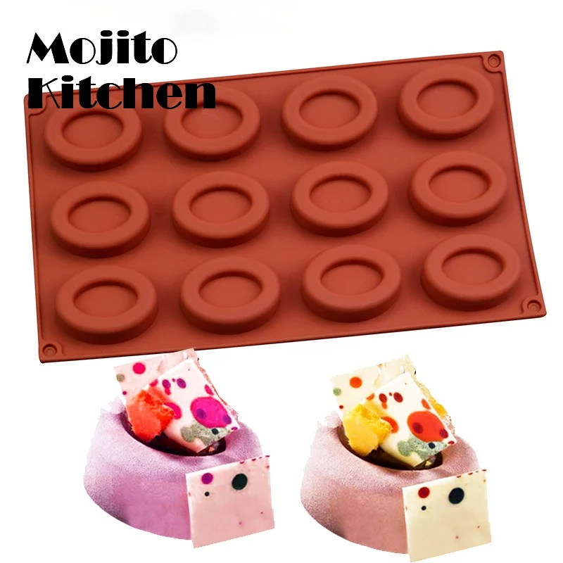 

Round Bakery Molds Silicone Baking Pan For Pastry Cake m Cupcake Muffin Mold Donuts Soap Mould Chocolate Tools