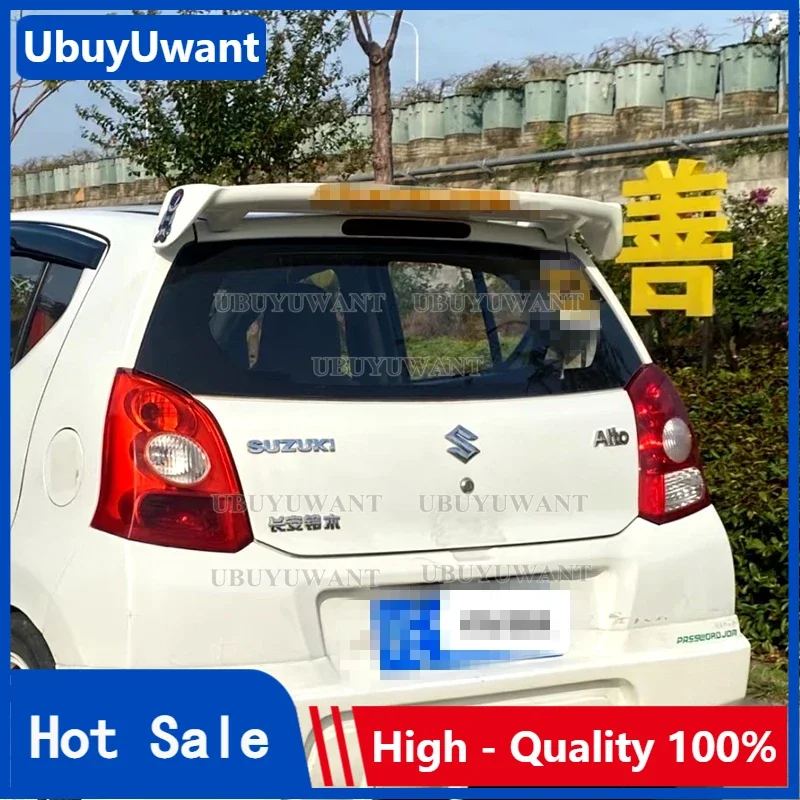 

Спойлер для Suzuki Swift B 2008-2015, АБС-пластик, неокрашенный цвет, задний спойлер на крышу, крыло багажника, крышка багажника, Стайлинг автомобиля