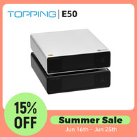 TOPPING E50 MQA Decoder ES9068AS 32Bit/768kHz DSD512 DAC with Remote Control The Best DAC for TOPPING L50
