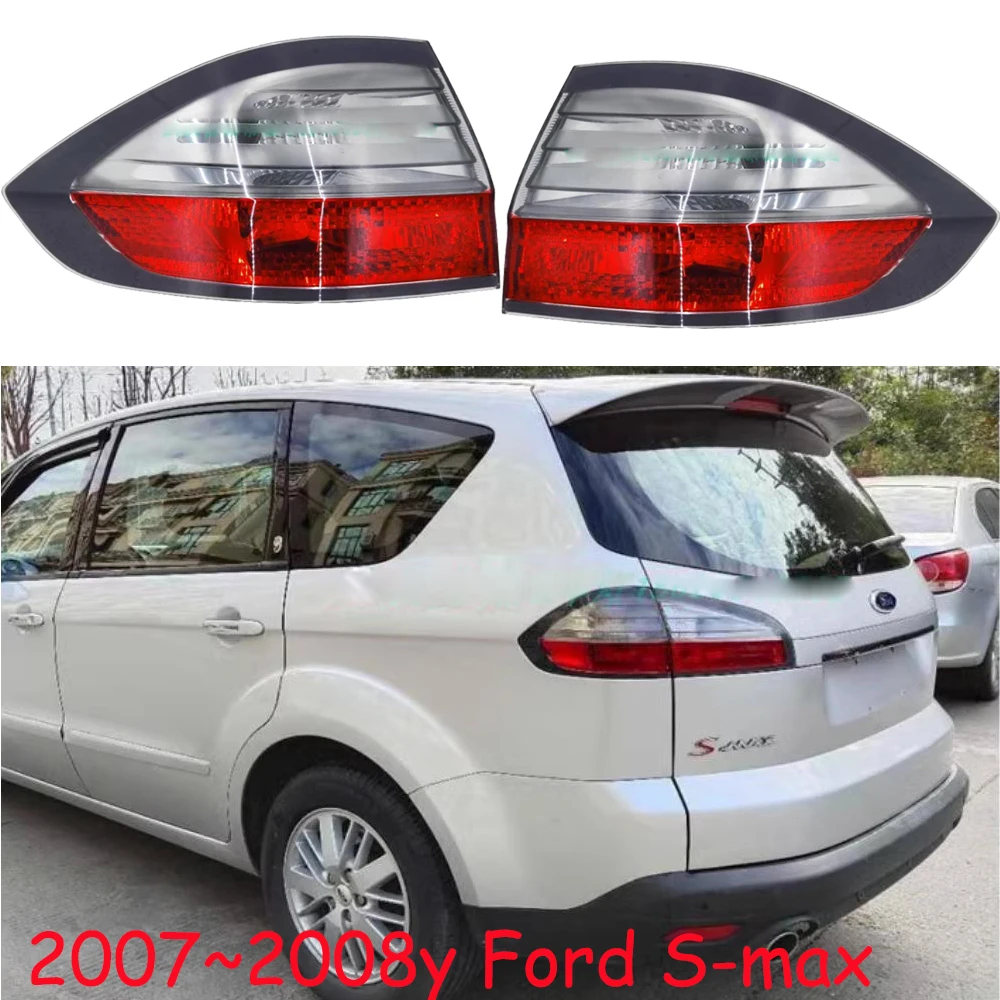 1pcs car accessories bumper tail light for Ford S-max taillight no bulb 2007~2008y Reflector Taillamp for Ford Smax fog lamp