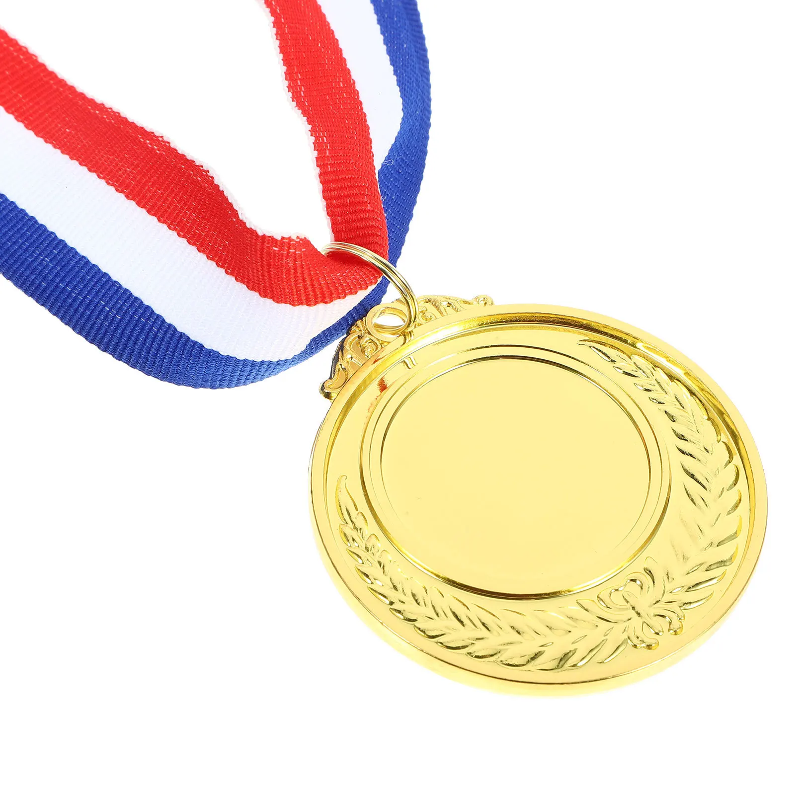 

6Pcs Sports Winner Award Medals Metal Medal Kit for School Events Athletics Competition Medal Hanging Zinc Alloy Design