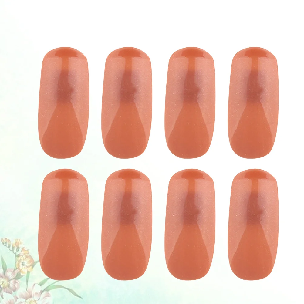 

200pcs False Nail Tips Artificial Fingernails For Nail Art Practice Quick Dry Durable Training Stickers Salon Home Use