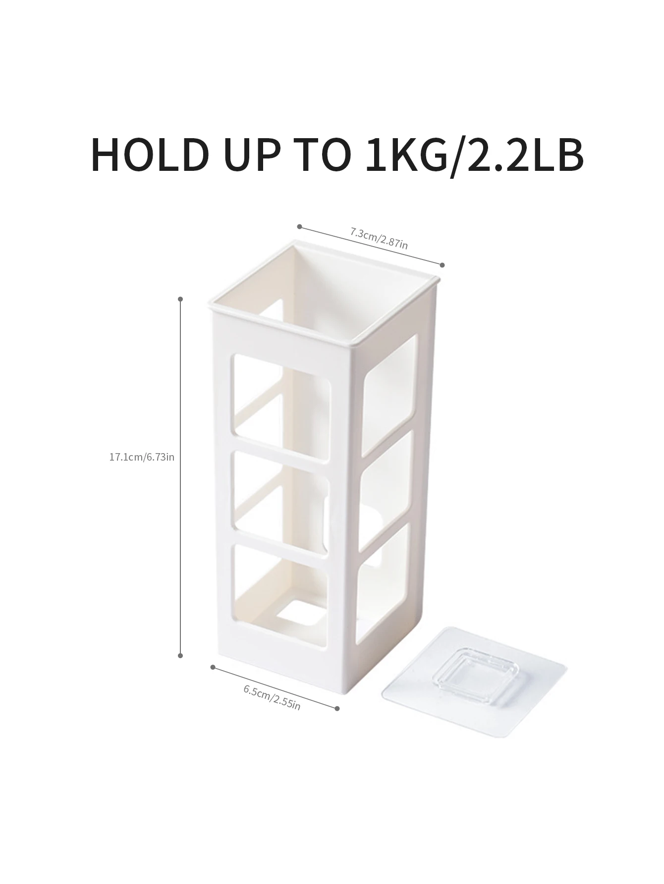 1/2pcs Non Perforated Curling Iron Storage Box, Straightener Wall Mounted Shelf For Easy Access To Beauty Tools Storage