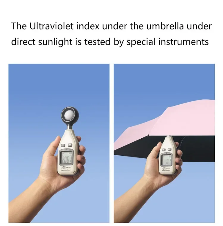 Xiaomi Mały mini parasol przeciwdeszczowy Ochrona przed promieniowaniem UV Ultralekki składany pięciokrotny parasol Parasol przeciwsłoneczny