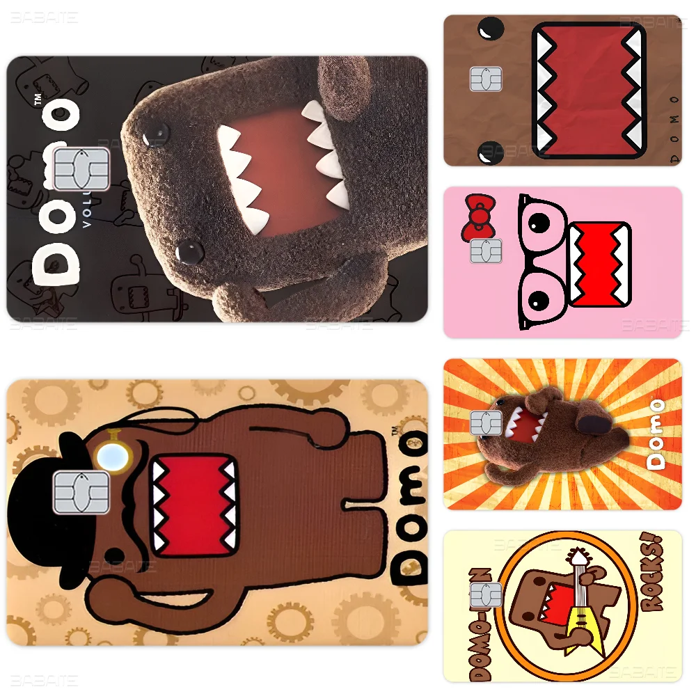 

Cute Domo-Kun Fashion Cute Cartoon Cat Painting Anime Game Unique Film Sticker Case Skin For Credit Card No Chip