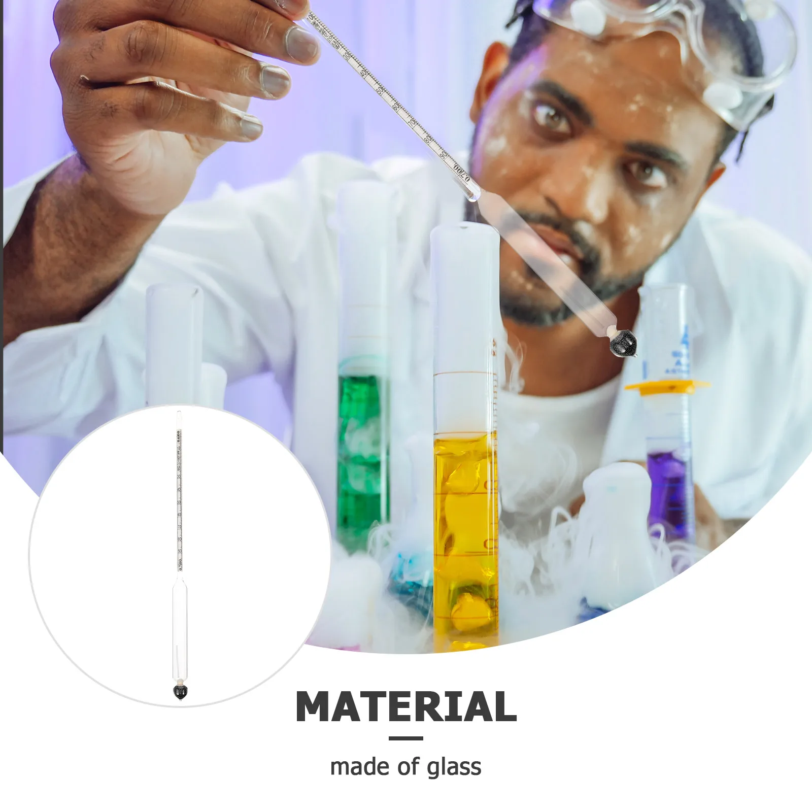 

Density Meter Moisture for Home Hydrometer Petroleum Lime Sulfur Mixture Mud Glass High-precision Liquid Meters