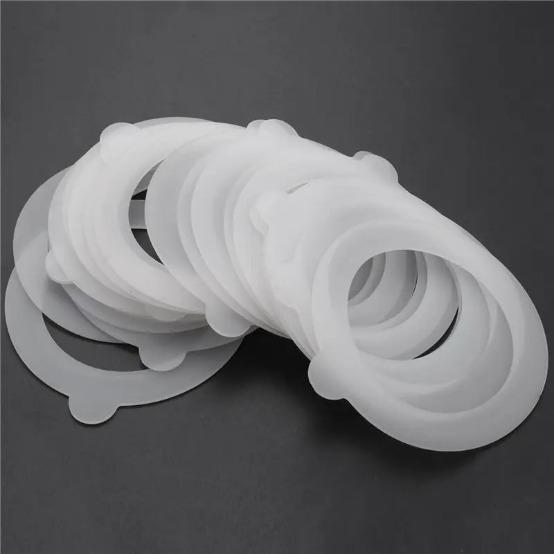 BHTS-40 Pcs Silicone Replacement Gasket Seals,Airtight Silicone Gasket Sealing Rings,Fits Regular Mouth Canning Jars