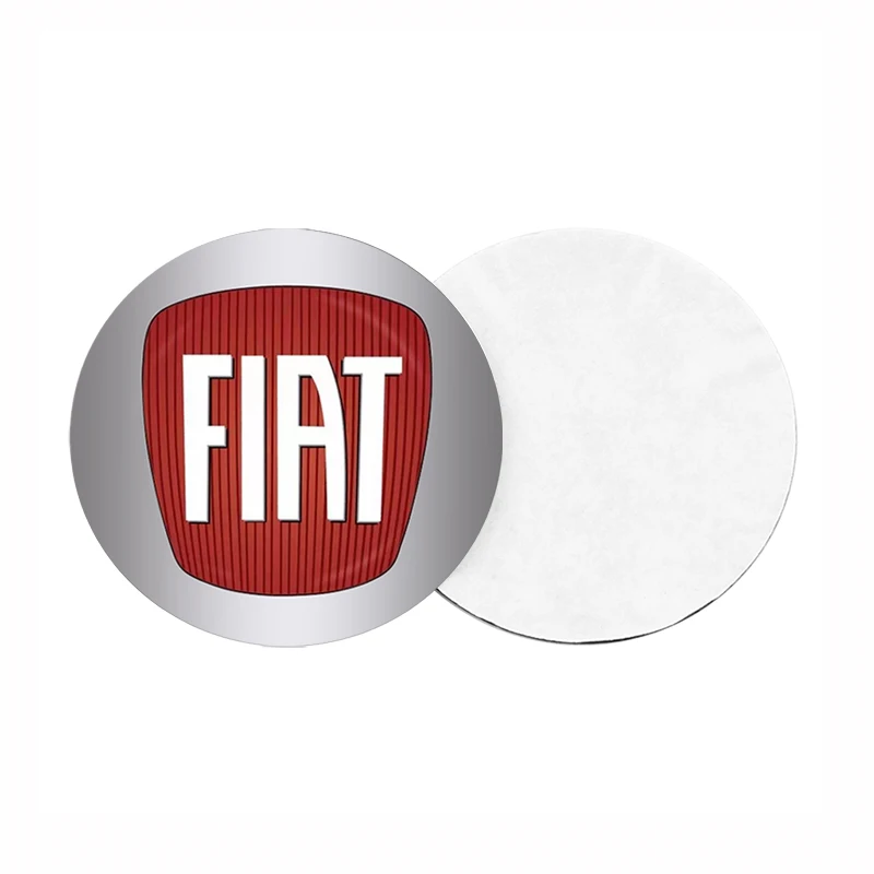 56mm car wheel hub center cover logo sticker For Fiat 500 500L 500X 124 Aegea MobiPanda Tipo Sedici Centoventi Fiorino Qubo Toro view 2