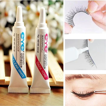 Eyelash Adhesive Glue Waterproof Fast Dry Black and White Eyelash Extension Glue Makeup Tools Eye Lashes Glue