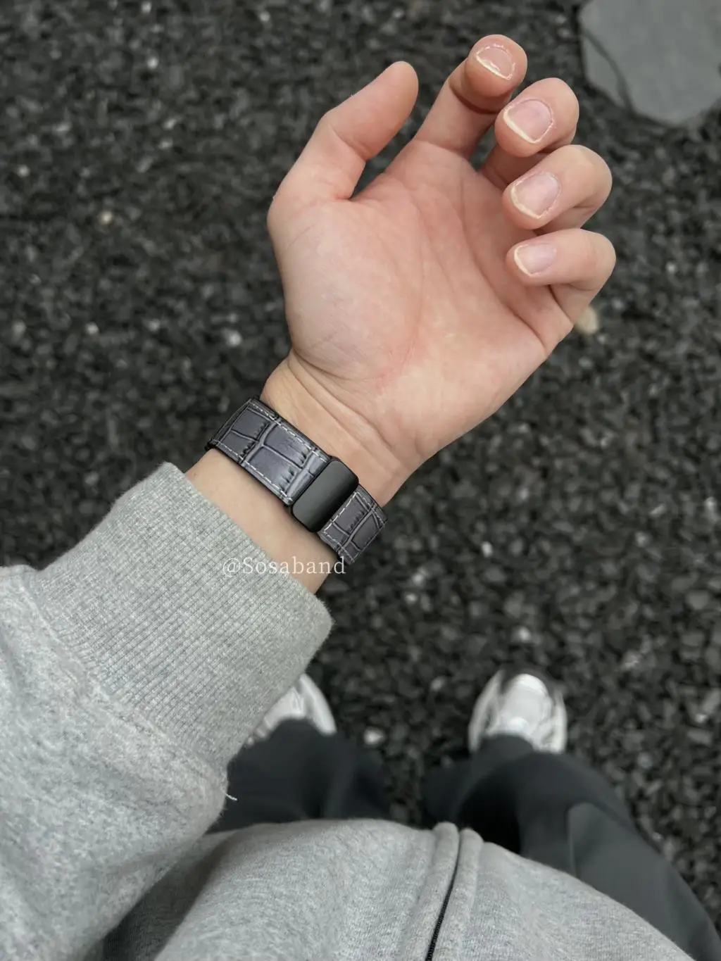 SosaBand Retro 3D bamboo pattern magnetic strap for Apple Watch S10AppleWatch789iwatch