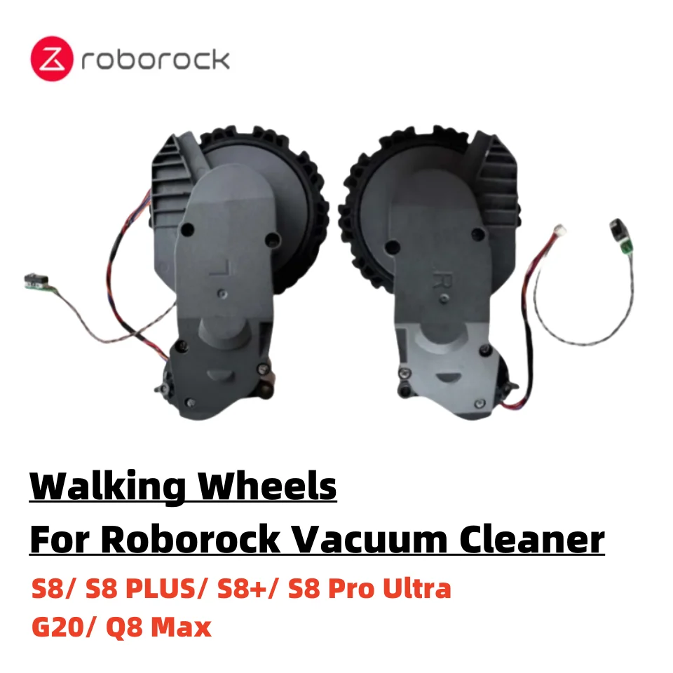 

Original Vacuum Cleaner Left and Right Traveling Wheel For Roborock S8/ S8 PLUS/ S8+/ S8 Pro Ultra/ G20/ Q8 Max Spare Parts