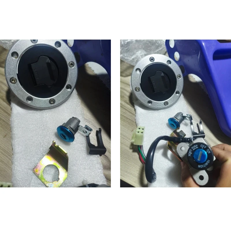Ignition Switch Seat Lock Key Fuel Gas Cap For Yamaha XT660 XT660Z MT03 MT-03 YZF R6 R1 XJ6 XJ6F XJ6N FJ09 FZ09 FZ07 FZ8 FZ6 FZ1