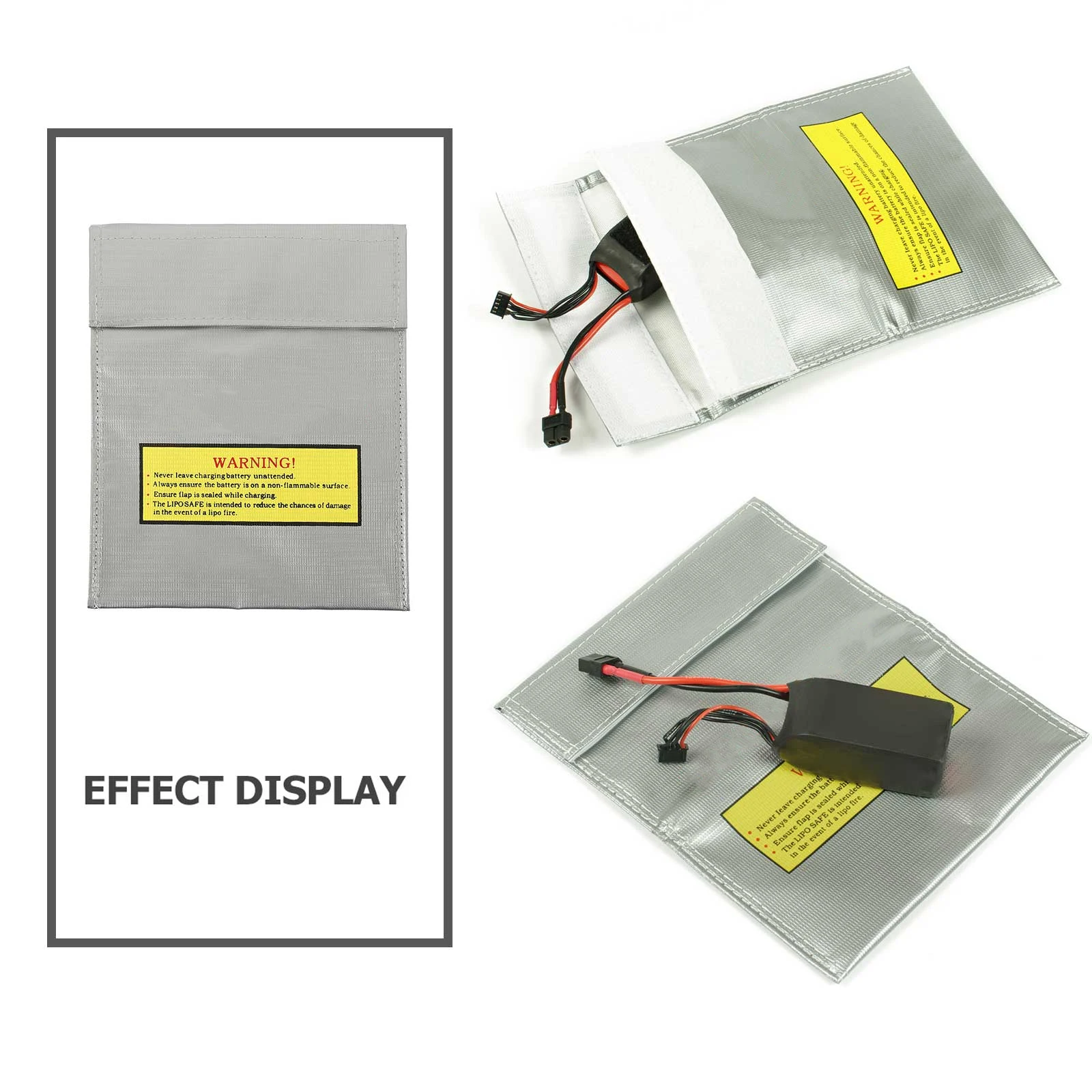 

18 X23cm Insulation Storage Battery Bag Fireproof Lithium Batteries Bags Safety Fireproof Battery Small Bags Storing Sleeve New
